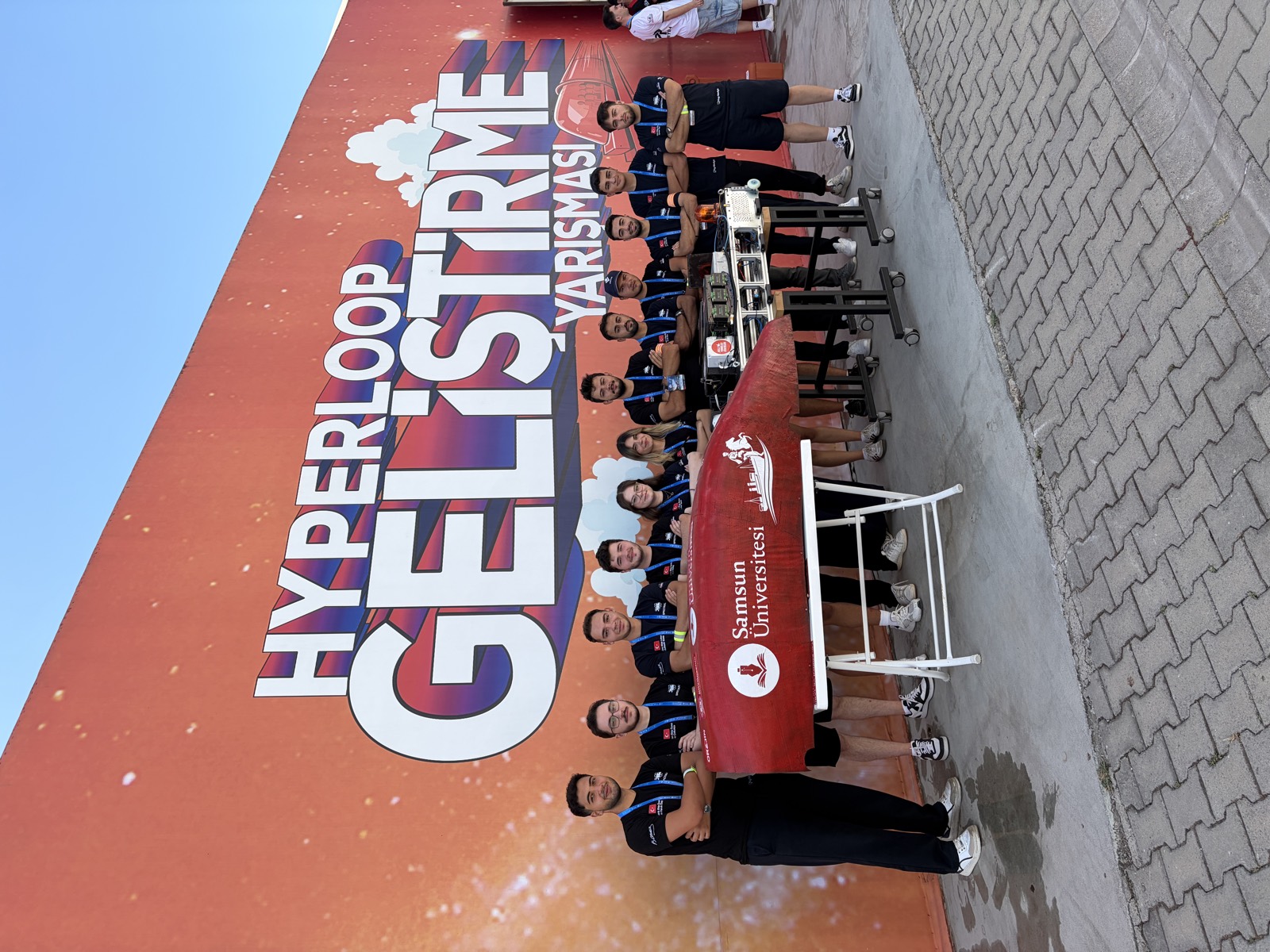 Spectra ekibi yarışma alanında
