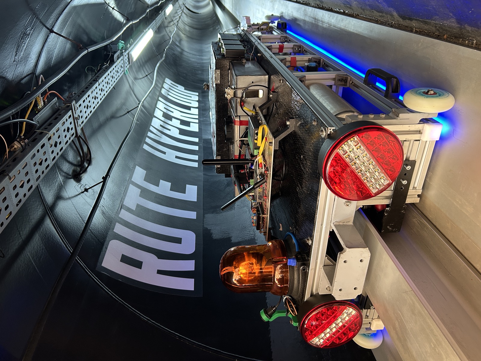 Kapsül, RUTE hyperloop tünelinde